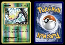 Weedle 5/108 Reverse Holo Common Evolutions Pokemon Card - Image 1
