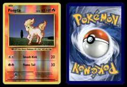 Ponyta 19/108 Reverse Holo Common Evolutions Pokemon Card - Image 1