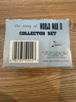 1992 Pacific THE STORY OF WORLD WAR II Trading Card Set (110) Original - Image 2