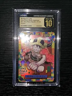 2025 One Piece Monkey D. Luffy #P-110 One Piece Day Promo CGC 10 Pristine - Image 1