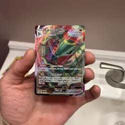 Pokemon TCG Rayquaza VMAX Holo Ultra Rare Card Crown Zenith 102/159 - Image 1