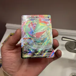 Pokemon TCG Rayquaza VMAX Holo Ultra Rare Card Crown Zenith 102/159 - Image 2