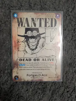 Portgas D. Ace OP13-119 (Wanted Poster) Carrying On His Will One Piece Card Game - Image 1