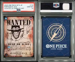 PSA10 Portgas D. Ace: Wanted Poster SEC-SPC OP13-119 "CARRYING ON HIS WILL" - Image 3