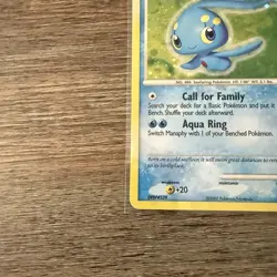 Pokemon TCG Manaphy 9/130 Diamond and Pearl Holo Rare Holo 70HP English - Image 4