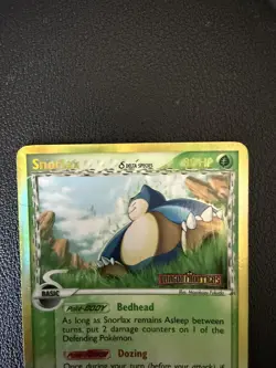 Pokemon TCG Snorlax Delta Species 10/101 Dragon Frontiers Reverse Holo Stamped - Image 4