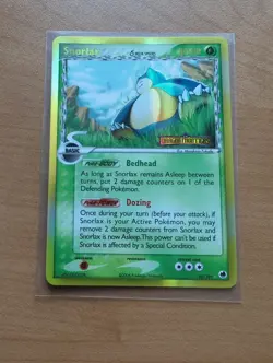 Pokemon TCG Snorlax Delta Species 10/101 Dragon Frontiers Reverse Holo Stamped - Image 1