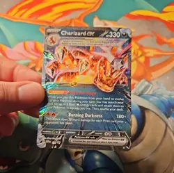 Pokemon Card Charizard EX SVP 196 Rare Black Star Promo Half Art Holo TCG - Image 4