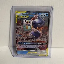 Blastoise & Piplup GX 38/236 Sm-Cosmic Eclipse Ultra Rare TAG TEAM Holo 270 HP - Image 1