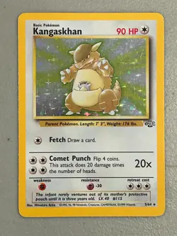 Kangaskhan – Pokemon Jungle - 5/64 – WOTC Unlimited Vintage - Holo rare – LP - Image 1