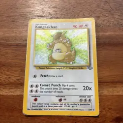 Kangaskhan 5/64 Holo Rare Jungle Pokemon Unlimited English LP - Image 1
