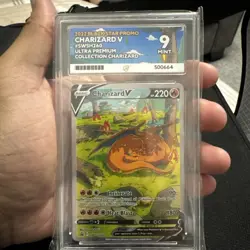 Charizard V SWSH260 - Black Star Promo - Ace 9 (Ace Label) Pokemon TCG - Image 1