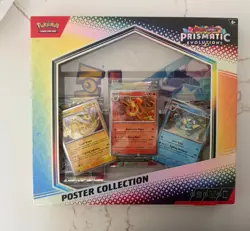Pokemon TCG SV8.5 Prismatic Evolutions Poster Collection Box Factory Sealed NEW! - Image 1