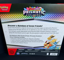 Pokemon TCG Prismatic Evolutions Poster Collection Box New & Factory Sealed - Image 2