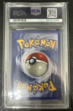 1999 Pokemon Fossil Hitmonlee Holo #7/62 PSA 9 - Image 2
