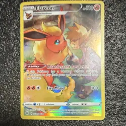 Pokemon Flareon TG01/TG30 Brilliant Stars Trainer Gallery Ultra Rare Holo 110 H… - Image 1