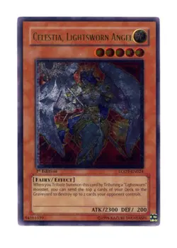 Celestia, Lightsworn Angel - LODT-EN024 - Ultimate Rare - Unlimited Edition x1 L - Image 1