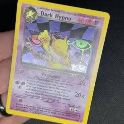 Pokemon Card Dark Hypno 1999 Team Rocket WotC Ultra Rare Holo 9/82 - Image 3