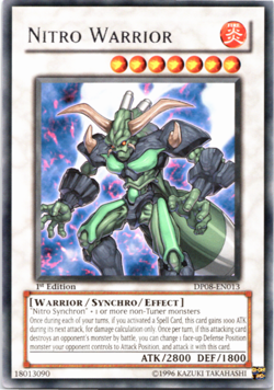 Nitro Warrior - DP08-EN013 - Rare - 1st Edition Yugioh - Image 1