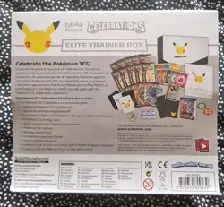 Pokemon Celebrations Elite Trainer Box ETB 25th Anniversary *Sealed* - Image 2