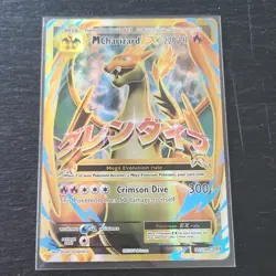 Mega M Charizard EX 101/108 Full Art Holo Pokemon Card XY Evolutions HP/Damaged - Image 1