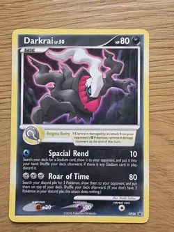 Darkrai LV 50 DP24 Black Star Promo Non-Holo Card UK Exclusive Diamond Pearl - Image 1