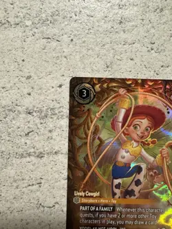 Jessie Lively Cowgirl Enchanted Disney Lorcana Wilds Unknown 223/204 - Image 3