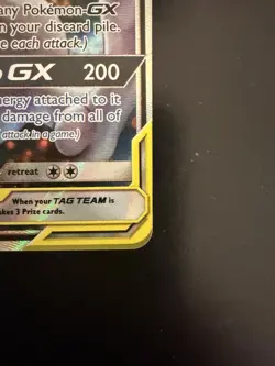 Mewtwo & Mew GX SM191 SM Holo Pokemon - Image 5