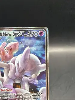 Mewtwo & Mew GX SM191 Sm Holo Pokemon TCG NM - Image 3
