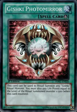 Gishki Photomirror - Super Rare 1st Edition HA07-EN026 - NM - YuGiOh - Image 1