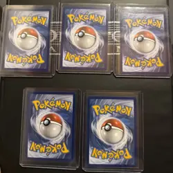 Pokemon Pikachu 005/025 Celebrations Full Art Holo 25th Anniversary Lot x5 NM - Image 2