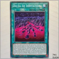 Delta of Invitation - SUDA-EN066 - Common 1st Edition Yugioh - Image 1
