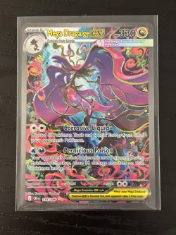 Mega Dragalge ex SIR 118/086 - Pokemon - Chaos Rising - NM Pack Fresh - Image 1