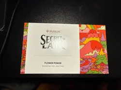 Magic The Gathering Secret Lair Flower Power Rainbow Foil Sealed New MTG English - Image 1