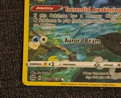 Pokemon TCG Vaporeon TG02/TG30 Swsh09: Brilliant Stars Trainer Gallery Holo - Image 5