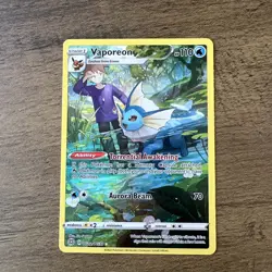 Vaporeon Tg02/Tg30 Swsh09: Brilliant Stars Trainer Gallery Holo Pokemon TCG - Image 1