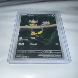 Pokemon TCG Aipom 211/182 SV04 Paradox Rift Illustration Rare Holo EN 2023 - Image 1