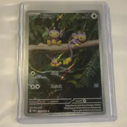 Pokemon TCG Aipom 211/182 SV04 Paradox Rift Illustration Rare Holo EN 2023 - Image 2