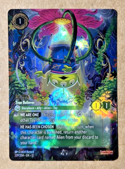 ALIEN - True Believer 229/204 Enchanted Wilds Unknown Disney Lorcana English - Image 1
