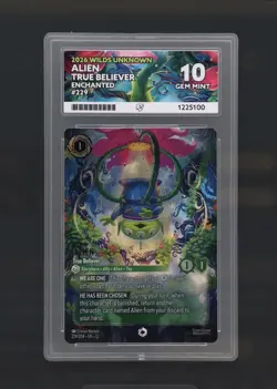 Alien - True Believer 229/204 (Enchanted) Disney Lorcana Wilds Unknown Ace 10 ✅ - Image 3