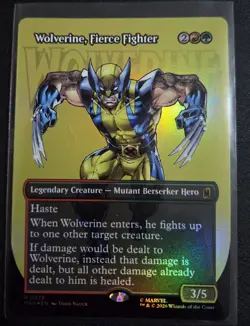 Wolverine, Fierce Fighter (Borderless) - Marvel Super Heroes Foil - Image 1