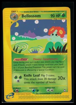 Pokemon Bellossom Rare Card Aquapolis Set, 5/147 - Vintage - Image 1