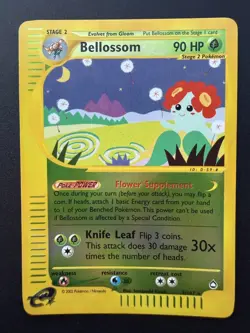 Bellossom 5/147 Reverse Holo Pokemon Card Aquapolis Set - Image 1