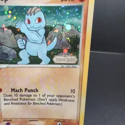 Machop 57/92 - Legend Maker Pokemon card Stamped Reverse Holo NM - Image 2