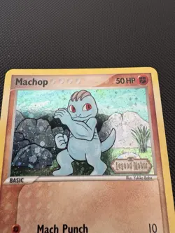 Machop 57/92 EX Legend Maker reverse holo - NEAR MINT Pokemon Card TCG - Image 2