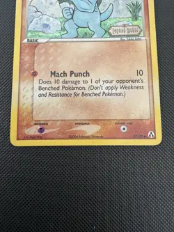 Machop 57/92 EX Legend Maker reverse holo - NEAR MINT Pokemon Card TCG - Image 3