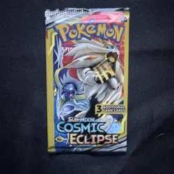 2019 Cosmic Eclipse Mini Pokemon Booster Pack 3 Cards - Random Art - Image 1