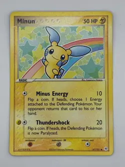 2004 Pokemon TCG Hidden Legends Minun Common 67/101 - Near Mint - Image 1