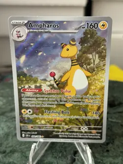 Ampharos 090/086 Chaos Rising IR NM Pokemon - Image 1