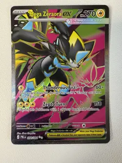 Pokemon TCG Pitch Black Mega Zeraora Ex Ultra Rare Holofoil Near Mint 098/084 - Image 1